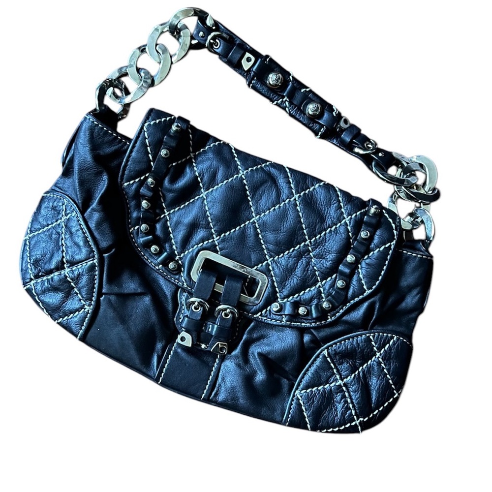 Juicy Couture Y2K Black Leather Purse